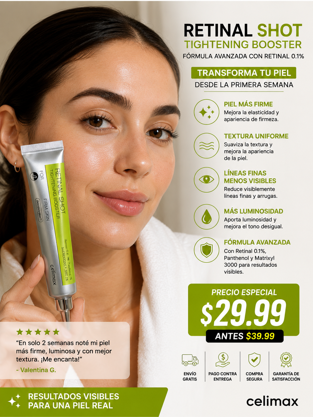 Retinol Celimax Reafirmante Facial